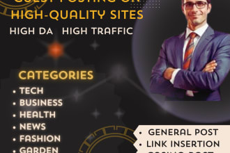 guest post or link insertion on high quality sites dofollow backlink