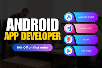 be your android app developer using android studio