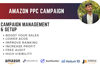 create, manage and optimize amazon ppc campaigns sponsored ads
