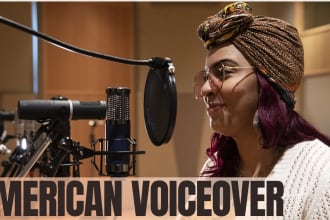 record young natural black american female voiceover in 12 hours