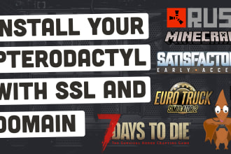 install pterodactyl panel and nodes with ssl cert and domain