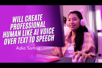 create professional real human ai voiceover text to speech