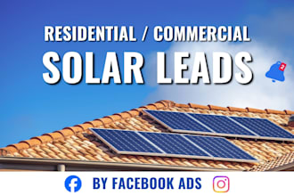 generate solar leads using facebook ads