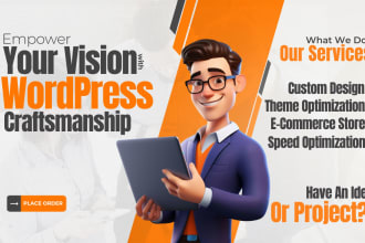 build or revamp responsive wordpress website design or woocommerce store website