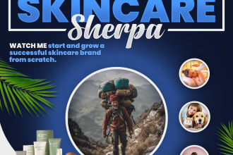 consult on skincare brand building with product formulation and manufacturing