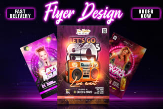 do business flyer design, event flyer design, food flyer design