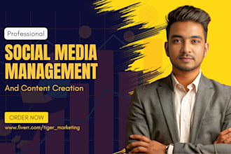 be your social media marketing manager and content creator