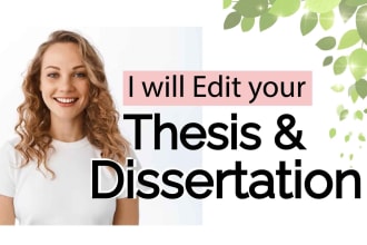 proofread and edit your thesis or dissertation