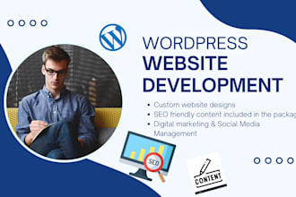 do expert wordpress site creation, SEO content creation, and management