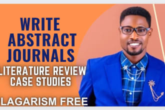 write research journals, abstract, manuscripts proofread and format