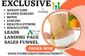 generate weight loss lead plastic surgery bbl fitness ozempic semaglutide leads