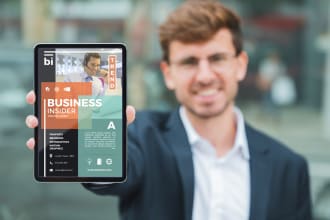 create realistic ipad and tablet mockups of your app, website or ebook