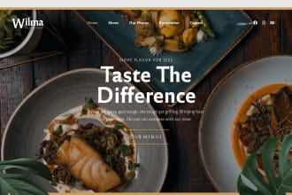 create a restaurant website with online ordering system