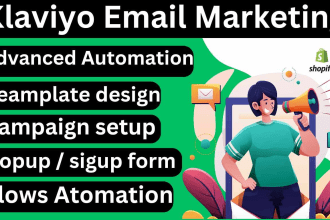 setup klaviyo shopify email marketing or flows automation