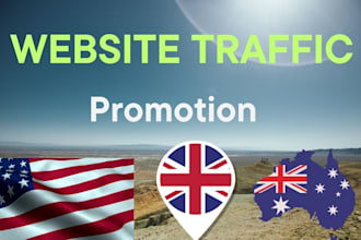 do organic website traffic to increase sales UK,USA
