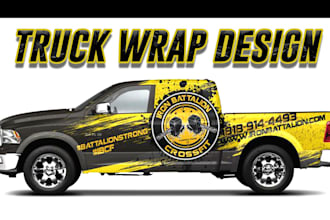 do professional van wrap, car racing, drift livery any vehicle branding design