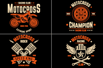create amazing racing motorsport mountain  typography and custom t shirt design