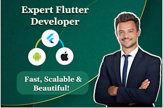 develop a hybrid flutter app for ios and android