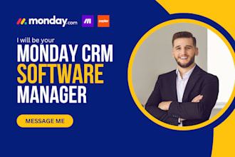 be your monday crm expert, monday com project manager