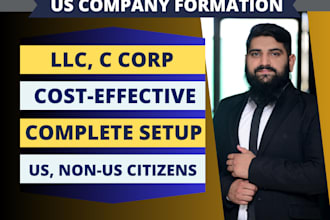 form llc, c corp, s corp for us and non us citizens