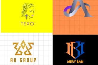 create modern professional logo design for your business