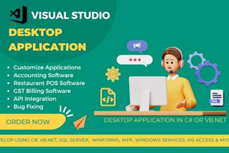 do desktop application development in c sharp vb dot net