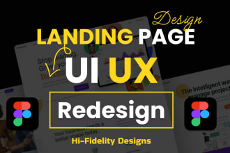 do figma website , figma design, website ui, figma landing page design in figma