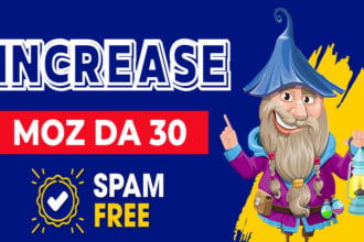 increase domain authority moz da 30 plus expert seo service