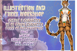 do character design, anime or manga fan art, nsfw or furry
