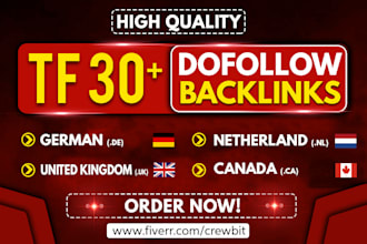 make high authority canada ca nl de UK seo dofollow backlinks
