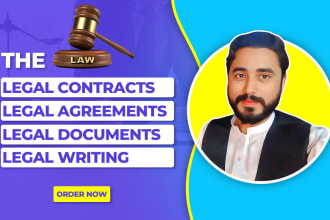 write legal contracts, agreements,terms and conditions,