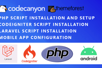 install,setup and customization codecanyon PHP script