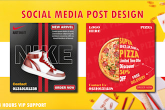 create social media post design