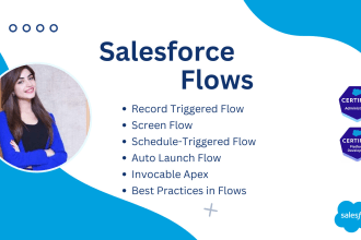 create salesforce flows, workflows, and automation