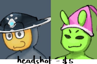 draw your minecraft or roblox character in my style