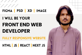 be your front end web developer or do frontend web development in next js