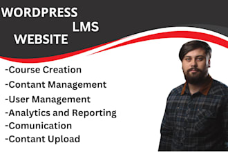 develop and customize wordpress lms website with learndash