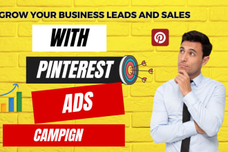 setup effective pinterest ad campaigns and professionally do marketing
