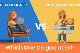 do unique and creative website UI UX design