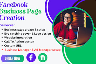 create and setup facebook business page and fan page