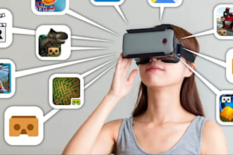 develop augmented reality app, virtual reality app for android and ios