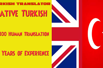 translate and proofread english and turkish