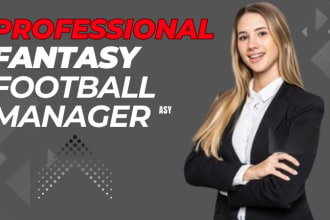 be your co manager for your fantasy football team
