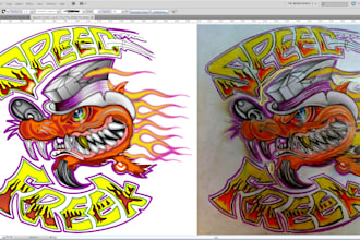 do precise vector manual tracing