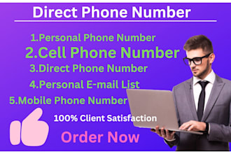 data enrichment direct phone, mobile numbers with email