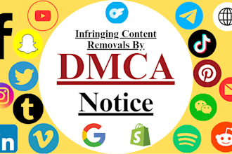 send dmca takedown notice to remove leaked content