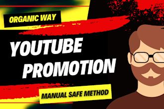 promote your  youtube video natural organic relevant seo links
