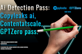 write original ai detection pass unique content, copyleaks ai, gptzero pass
