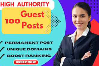 write and publish high da with seo dofollow guest post