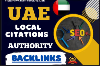 do uae, dubai local citations and directory submissions for local SEO backlinks
